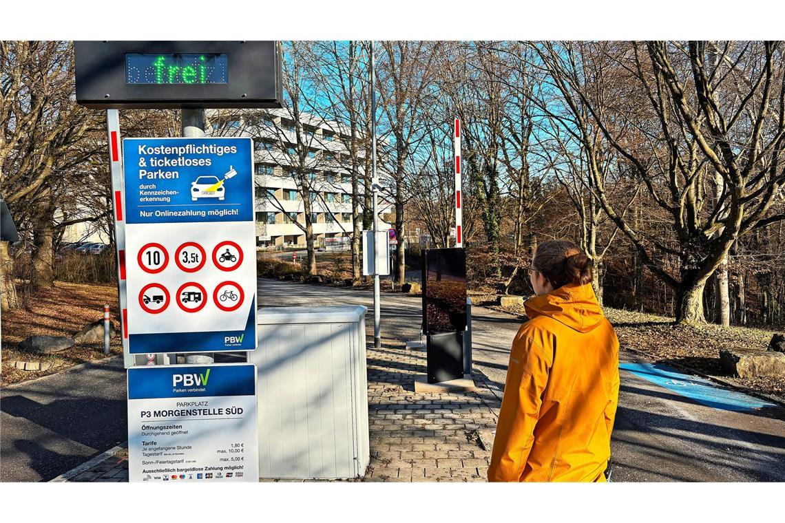 Dauerparkerin Johanna Rapp beschwert sich seit Monaten bei der Landes-Tochter PBW über die nicht funktionierende Technik an den Parkplätzen der Universität Tübingen.