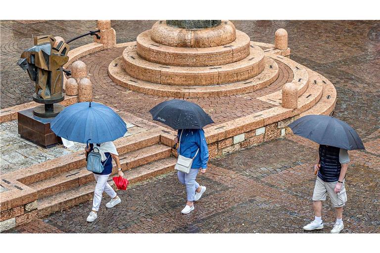 Dauerregen in Südeuropa.