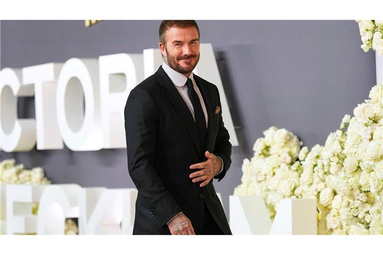 David Beckhams Henkersmahlzeit wäre Aal in Aspik David Beckham wird bei Leber nostalgisch. (Archivbild)