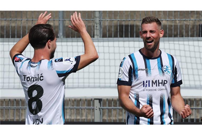 David Braig und David Tomic wollen in Kassel den nächsten Sieg.