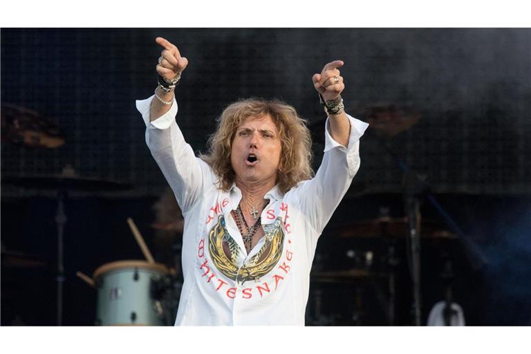 David Coverdale, Sänger der britischen Band Whitesnake, steht 2016 in Wacken auf der Bühne.