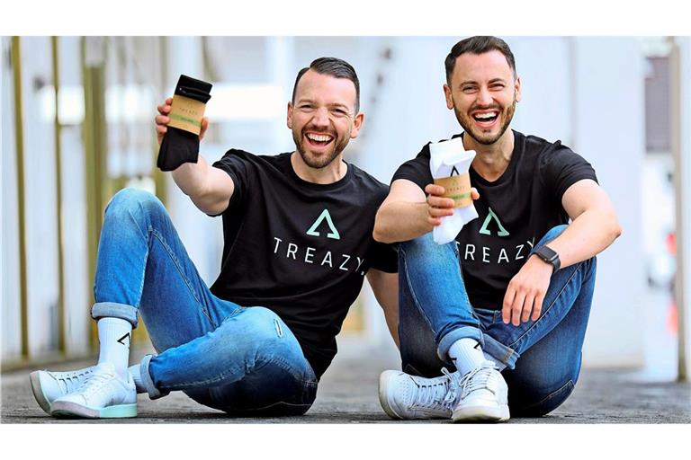 David Nau (li.) und Denis Petitjean haben vor anderthalb Jahren  ihr Start-up gegründet.