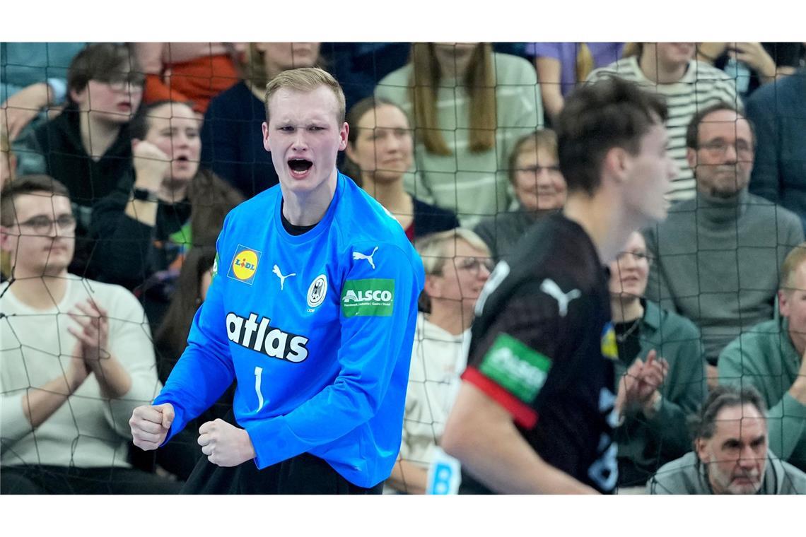 Das ist der Kader von Bundestrainer Alfred Gislason David Späth, Torwart, 29.4.2002, Rhein-Neckar Löwen, 29 LS, 1 Tor