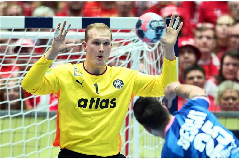 David Späth und die deutsche Handball-Nationalmannschaft sind im Halbfinale der Handball-EM 2026 gegen Kroatien gefordert.