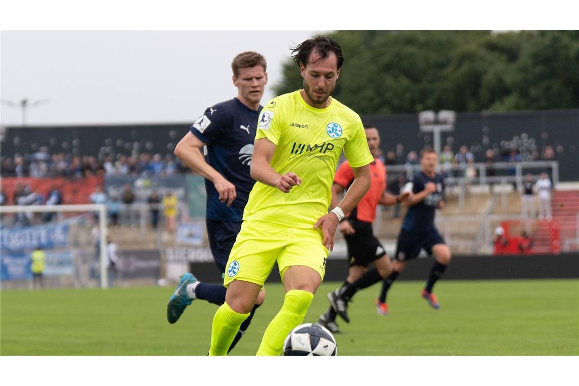 David Tomic und die Kickers waren am ersten Spieltag in Fulda gefordert.