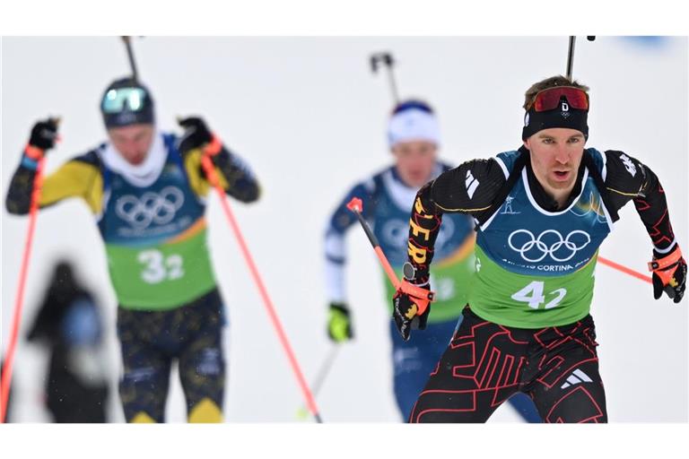 David Zobel unterwegs auf der Strecke.