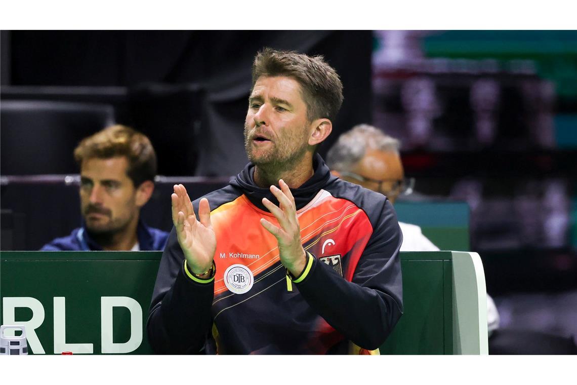 Davis-Cup-Kapitän Michael Kohlmann konnte zufrieden sein mit der Leistung seines Teams. (Archivbild)