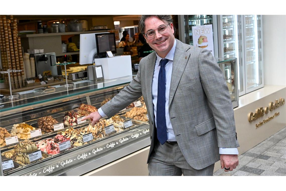 De Pellegrin führt eine in dritter Generation eine Eisdiele in Kulmbach.