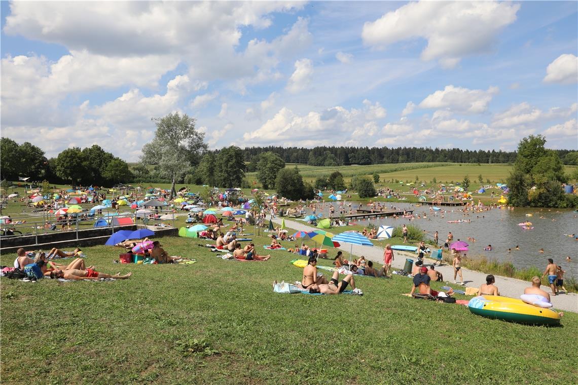 Dem Badevergnügen kann nur höchstens noch das Wetter einen Strich durch die Rechnung machen. Foto: BKZ-Archiv