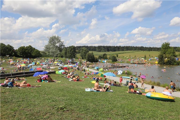 Dem Badevergnügen kann nur höchstens noch das Wetter einen Strich durch die Rechnung machen. Foto: BKZ-Archiv