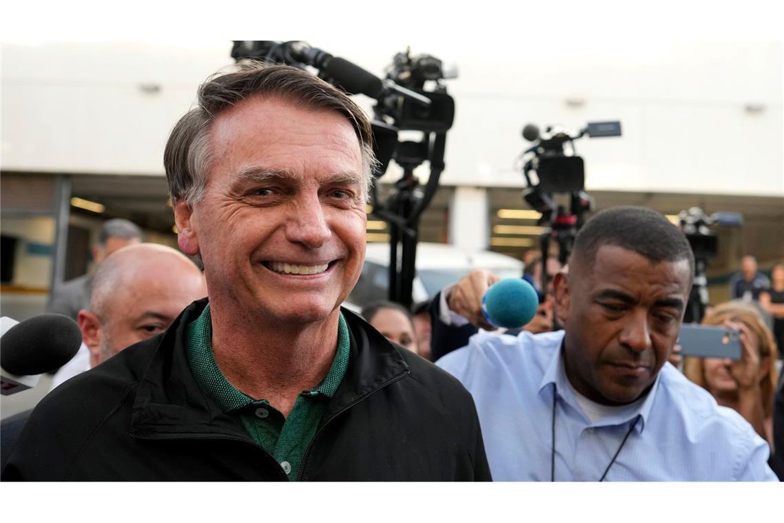Mutmaßliche Putschisten um Brasiliens Ex-Präsident vernommen Dem ehemaligen Präsidenten von Brasilien, Jair Bolsonaro, wird von der Justiz unter anderem ein versuchter Staatsstreich vorgeworfen. (Archivbild)