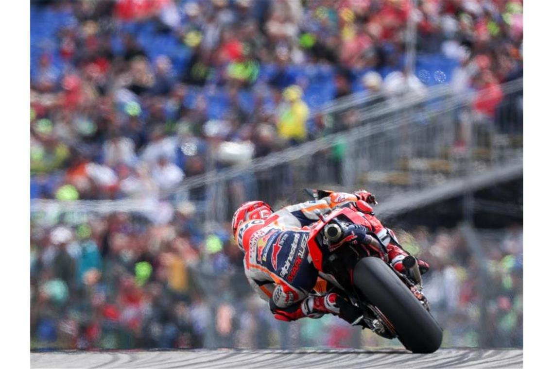 Corona bedroht den Sport: Was kann noch wie stattfinden? Dem Motorrad-Grand-Prix auf dem Sachsenring droht eine Verschiebung. Foto: Jan Woitas/zb/dpa