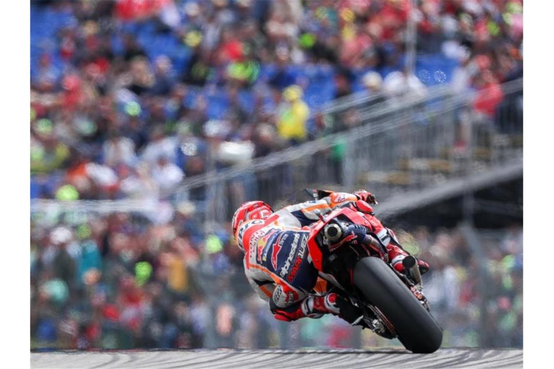 Dem Motorrad-Grand-Prix auf dem Sachsenring droht eine Verschiebung. Foto: Jan Woitas/zb/dpa