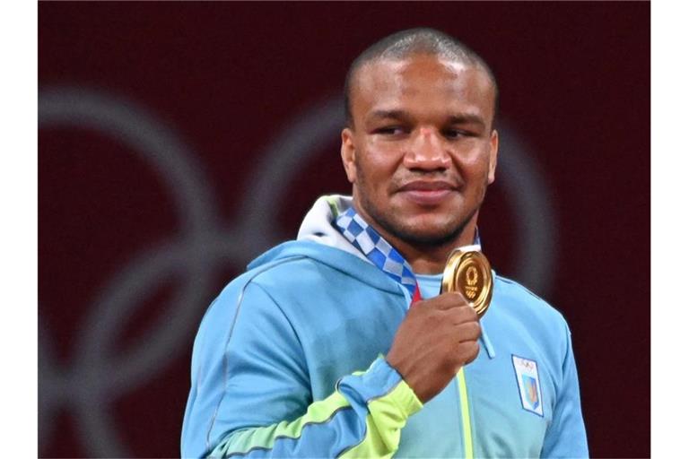 Dem ukrainischen Olympiasieger Schan Beleniuk ist es wichtig, in seiner Heimat zu helfen. Foto: Swen Pförtner/dpa