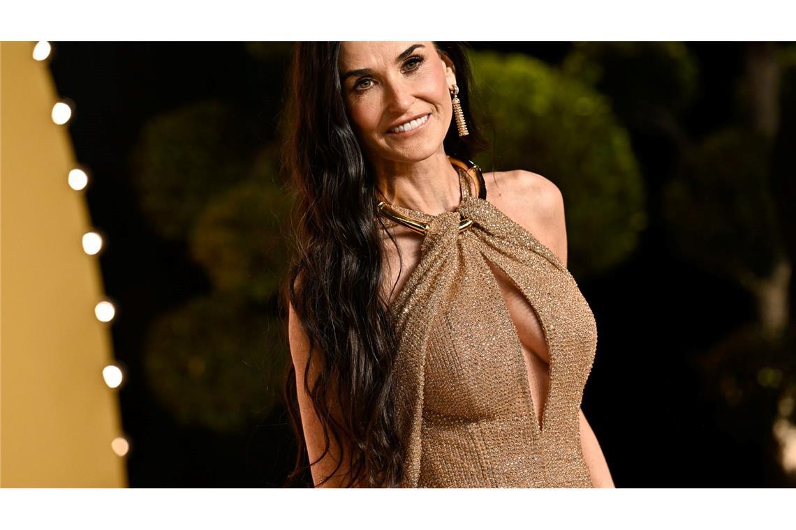 Demi Moore, 62 Jahre alt, bekommt ebenfalls eine Plakette auf dem berühmten Bürgersteig. (Archiv)