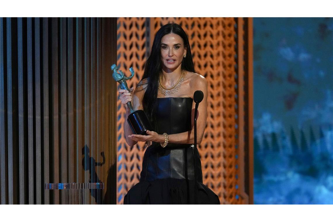 Demi Moore und Timothée Chalamet gewinnen Schauspielpreise