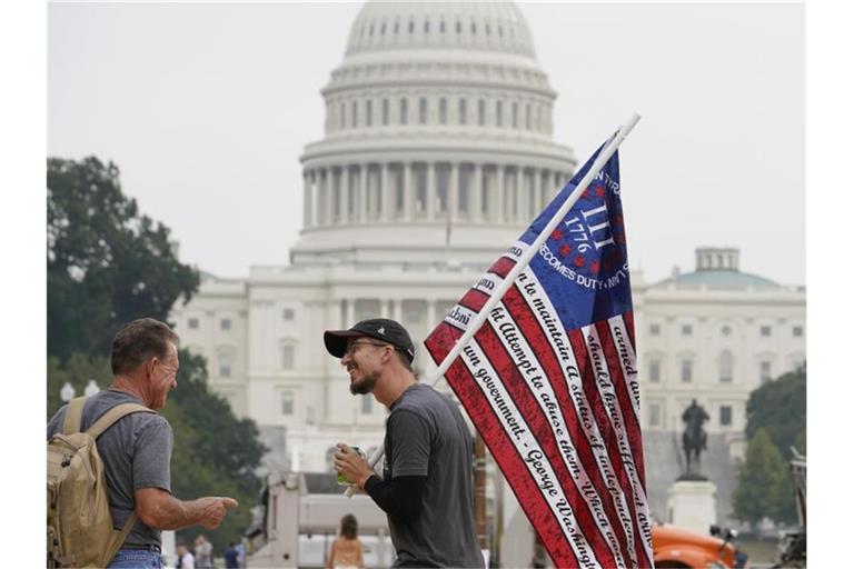 Demo-Teilnehmer in Washington. Foto: Brynn Anderson/AP/dpa
