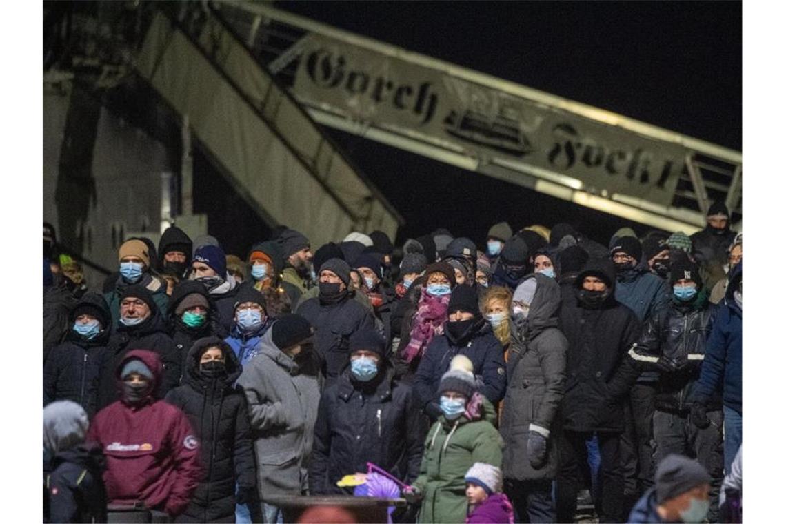 Proteste gegen Corona-Maßnahmen - Ausschreitungen in Bautzen