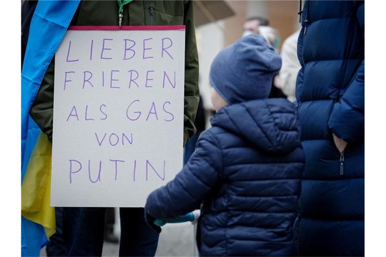 Demonstration gegen den Krieg in der Ukraine in Berlin. Foto: Kay Nietfeld/dpa