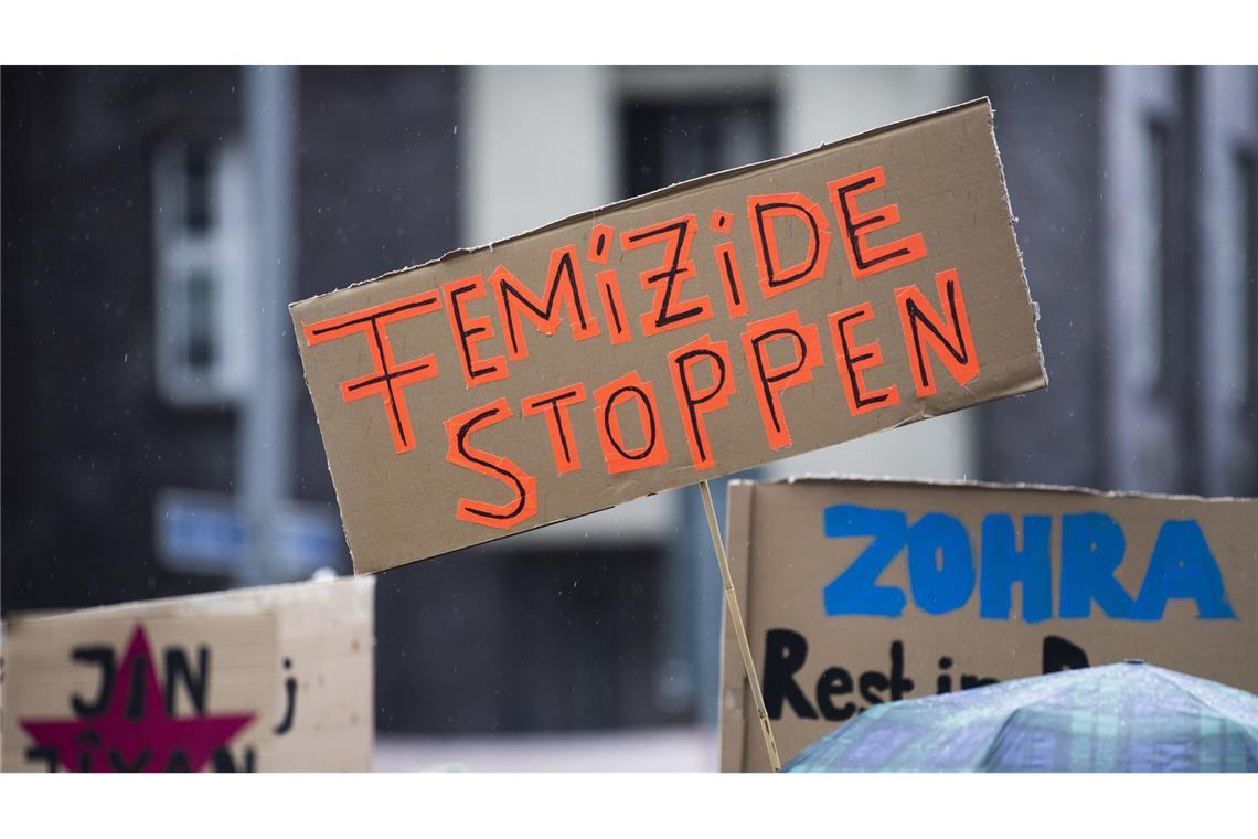 Demonstration gegen Gewalt gegen Frauen in Berlin 2022. (Archivbild)