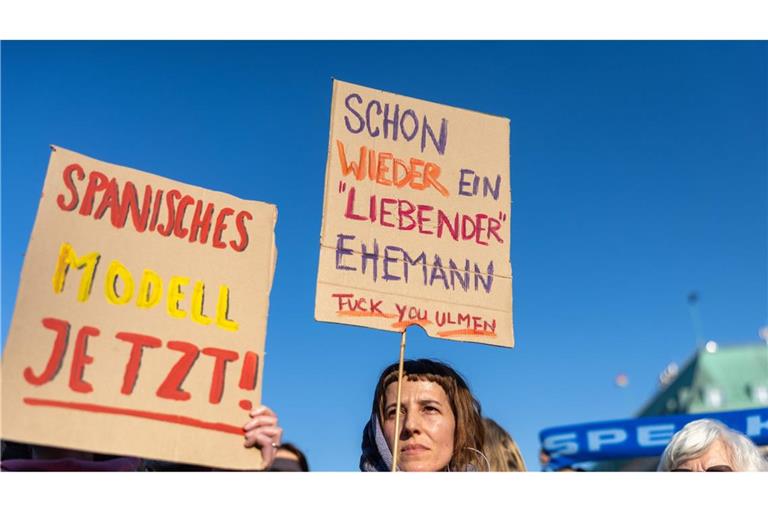 Demonstration gegen sexualisierte digitale Gewalt am Sonntag in Berlin