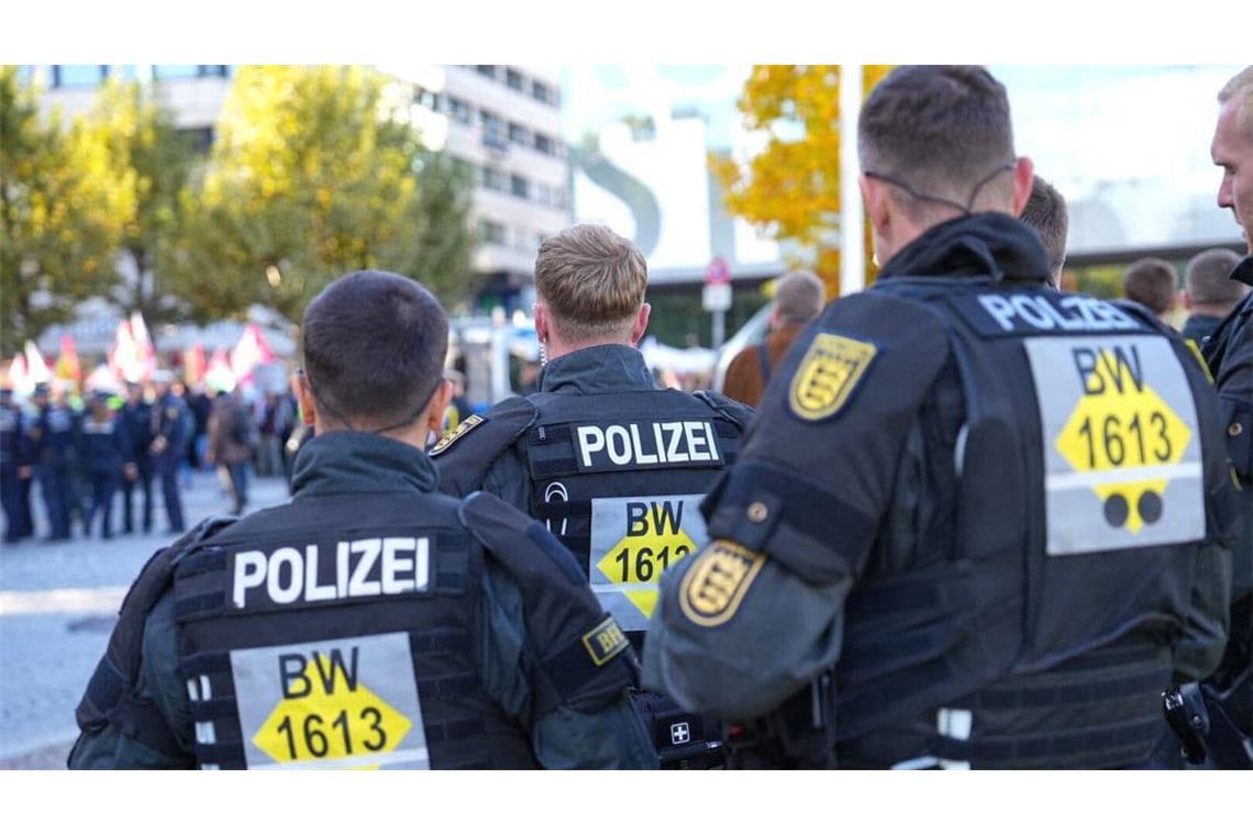 Demonstration in Stuttgart