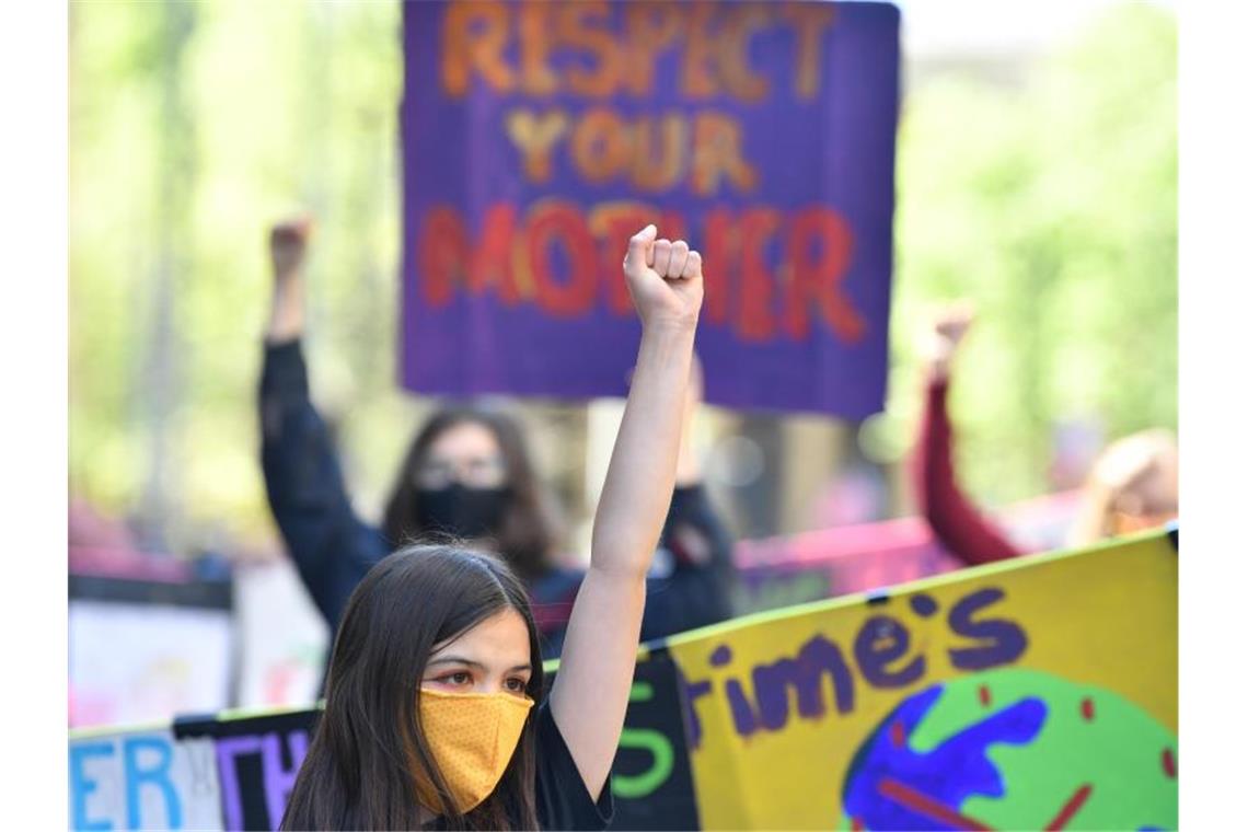 Fridays for Future trotzt Pandemie und Regen