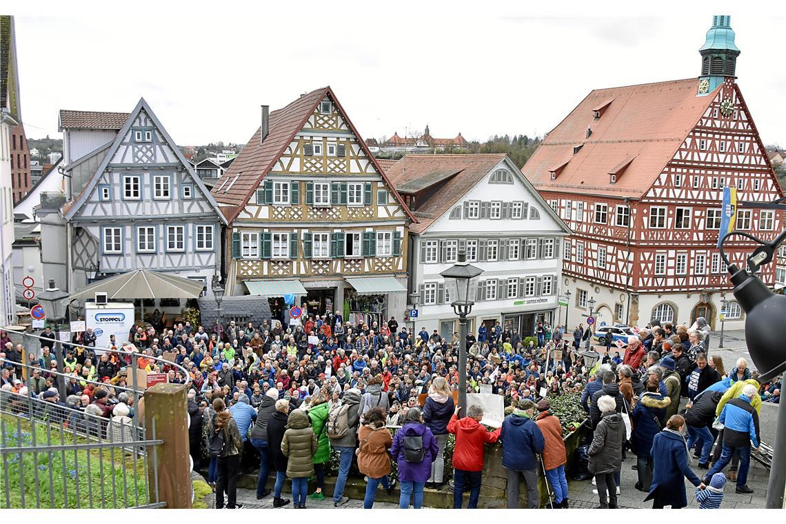 Demonstration und Kundgebung gegen Rechtsextremismus und Rechts. Für Demokratie ...