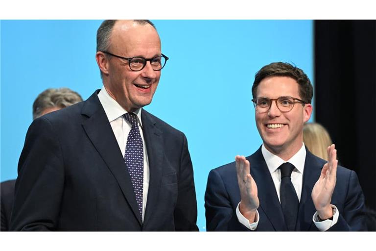 Den Aufstieg von Friedrich Merz zum Parteischef und Bundeskanzler haben viele Parteifreunde im Südwesten (hier: Manuel Hagel) beklatscht.