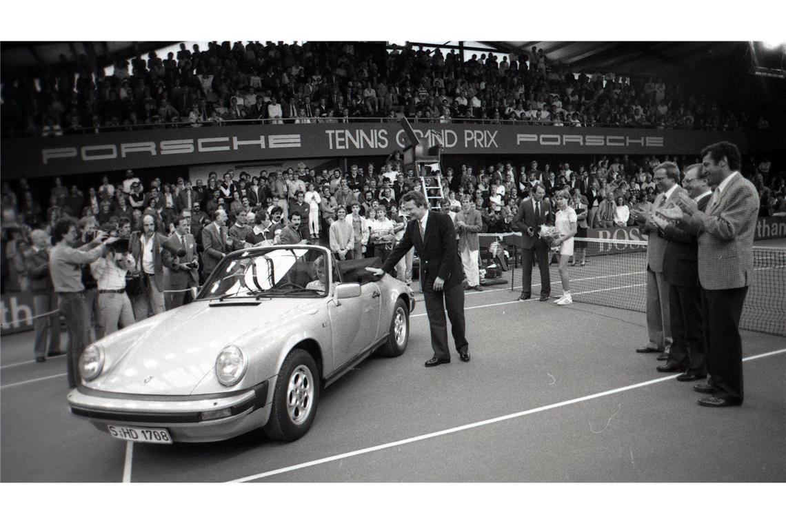 Den Porsche gab es von Anfang an als Trophäe.