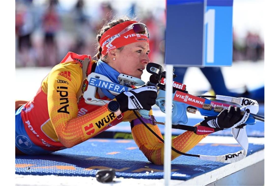Herrmann Zweite in der Biathlon-Verfolgung - Eckhoff siegt
