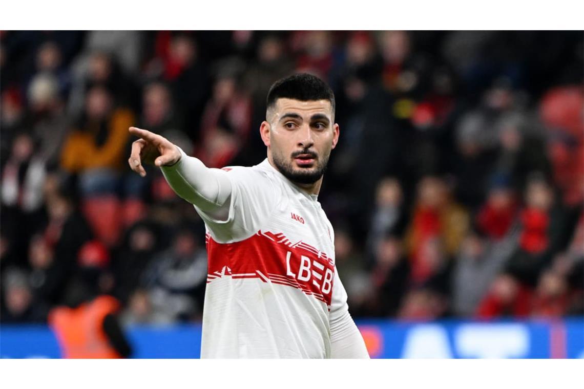Deniz Undav gelang kurz vor der Pause gar das 4:0, als er nach einem Steilpass seinen Gegenspielern entwischte.