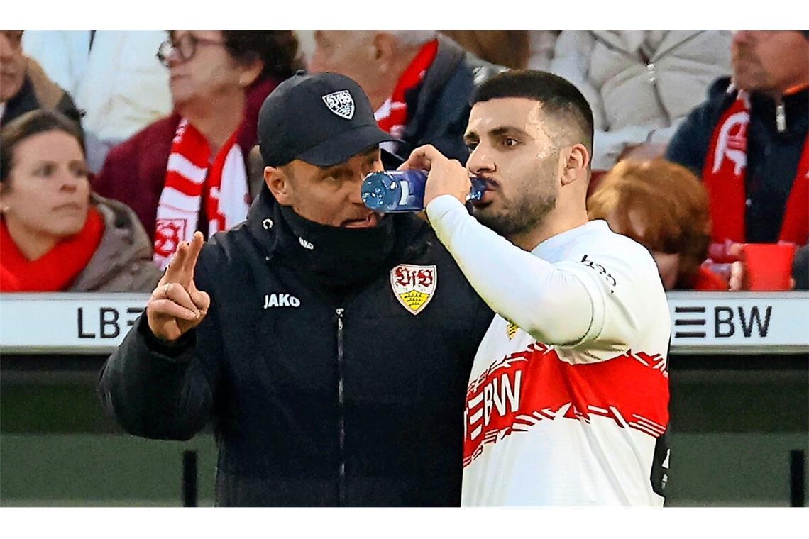 Deniz Undav (rechts) hat in diesem Kalenderjahr viel gespielt – und könnte von Trainer Sebastian Hoeneß gegen Celtic eine Pause erhalten.