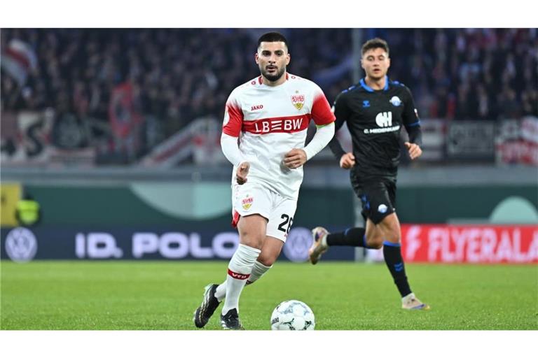 Deniz Undav war spät zur Stelle und erlöste den VfB in Paderborn.