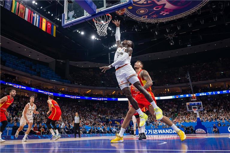 Dennis Schröder bei der EM 2022.