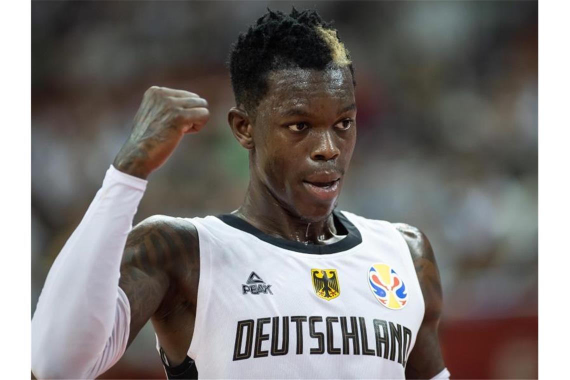 Dennis Schröder ist der Starspieler im deutschen Team. Foto: Swen Pförtner/dpa