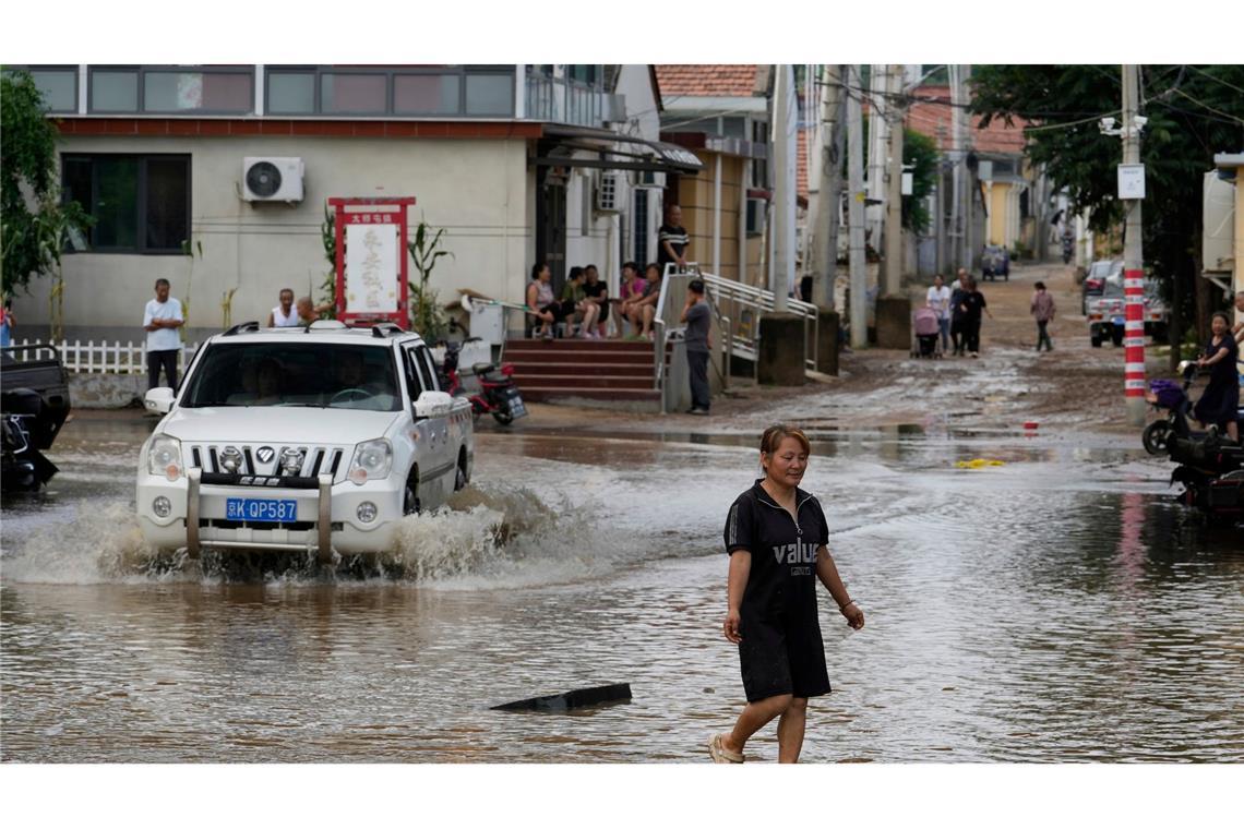 Mindestens 38 Tote bei schweren Regenfällen um Peking Dennoch kamen zahlreiche Menschen ums Leben.