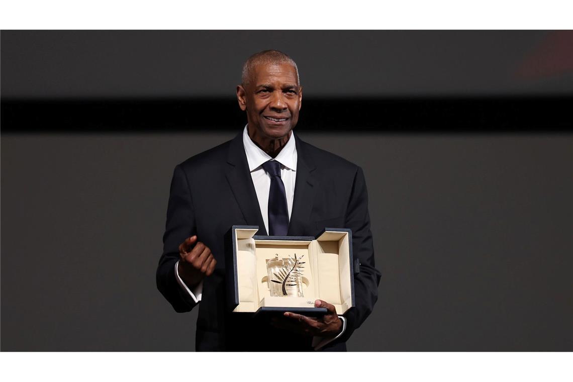 Bilder des Tages Denzel Washington wird in Cannes mit der Goldenen Palme ausgezeichnet