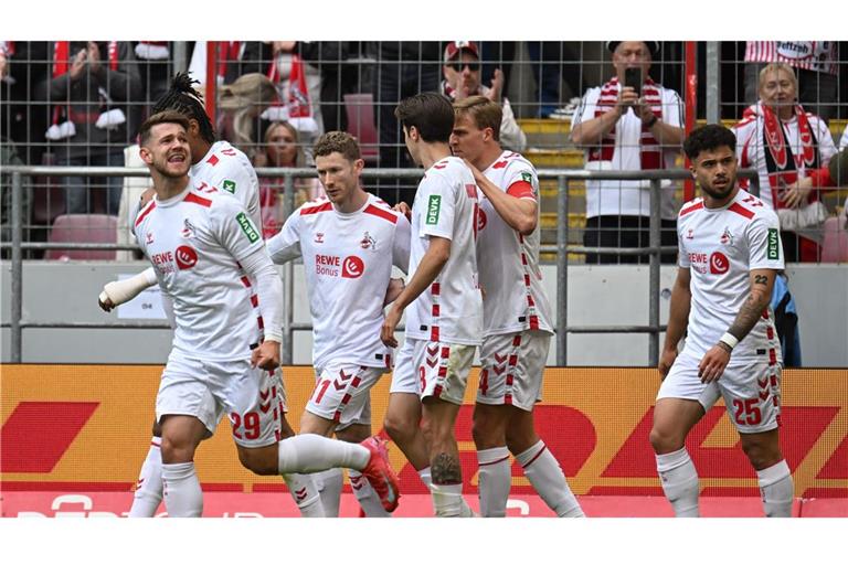 Der 1. FC Köln kehrt als Zweitligameister in die 1. Bundesliga zurück.