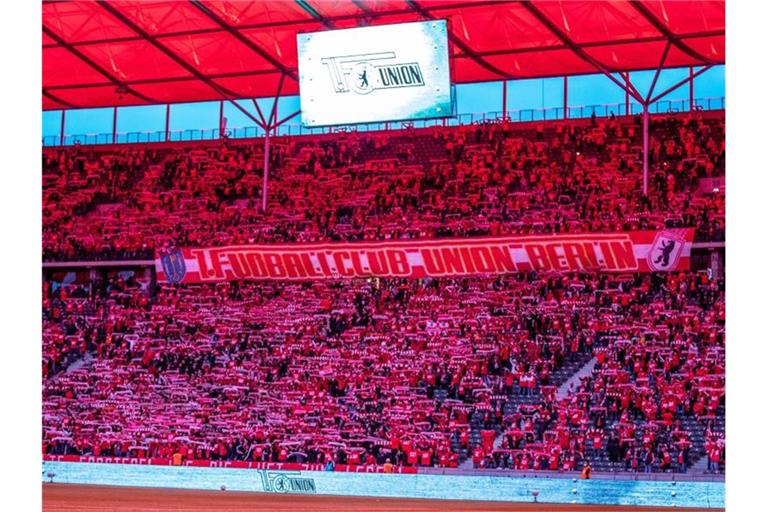Der 1. FC Union Berlin braucht einen Sieg im Olympiastadion. Foto: Andreas Gora/dpa