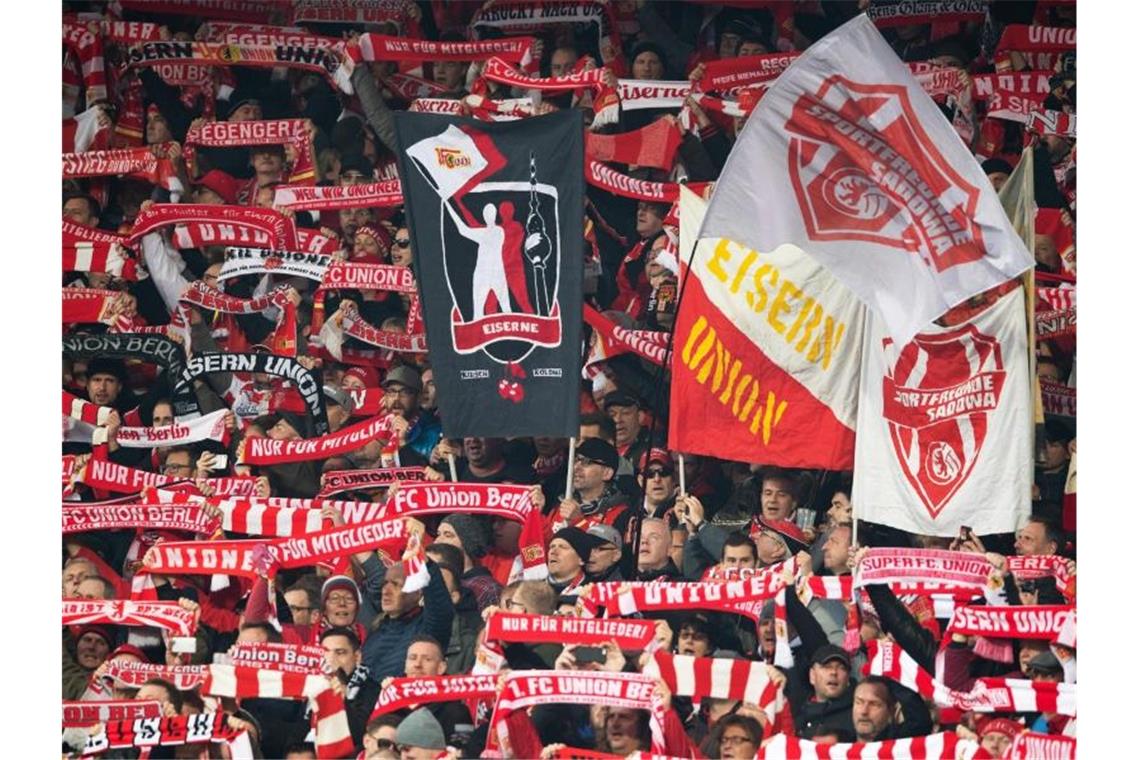 Darüber spricht die Liga: Abstiegskampf, Tor-Rekord, Fans Der 1. FC Union Berlin wird Fans empfangen. Foto: Soeren Stache/dpa-Zentralbild/dpa