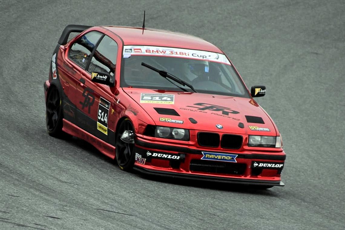 Der 16-jährige Finn Albig hat im BMW 318ti Cup einen Testtag absolviert. Foto: privat