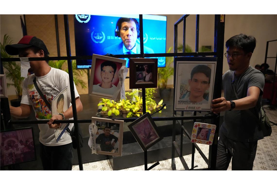 Ex-Präsident Duterte wegen vielfachen Mordes vor Gericht