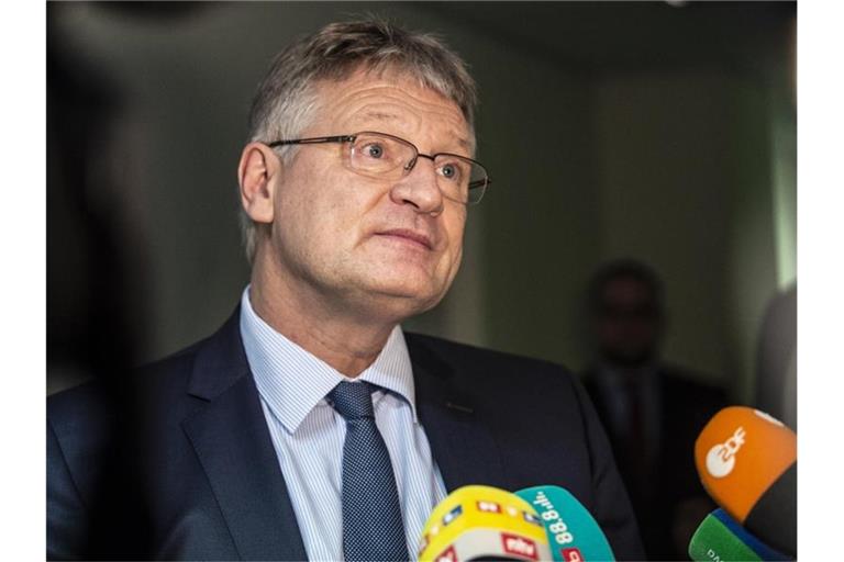 Der AfD-Vorsitzende Jörg Meuthen. Foto: Paul Zinken/dpa/Archivbild