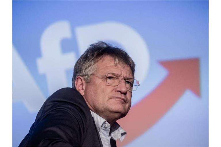 Der AfD-Vorsitzende Jörg Meuthen sieht die Probleme um den rechtsnationalen Flügel der Partei vorerst gelöst. Foto: Michael Kappeler