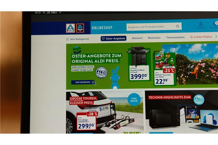 Der Aldi-Onlineshop wurde 2021 gegründet.