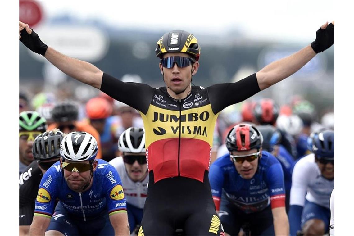 Der Alleskönner Radsport-Szene: Wout van Aert. Foto: Ian Rutherford/PA Wire/dpa