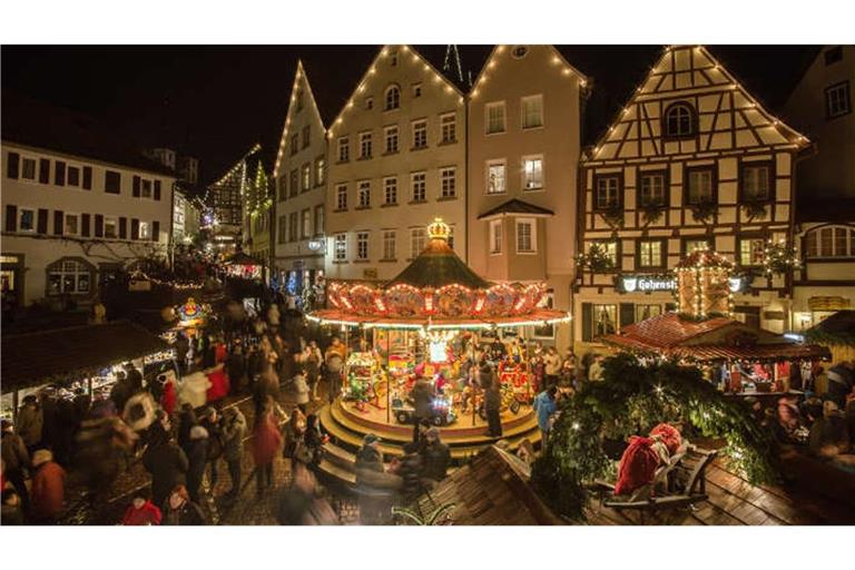 Der „Altdeutsche Weihnachtsmarkt“ in Bad Wimpfen gilt als einer der schönsten seiner Art in ganz Deutschland.