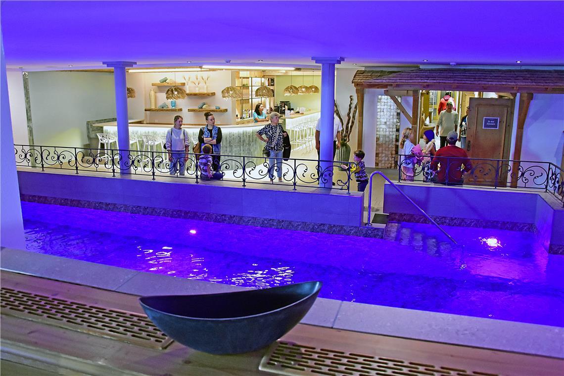 Der alte Spa-Bereich. Tag der offenen Tür 75 Jahre Sonnenhof Hotel in Aspach. SK