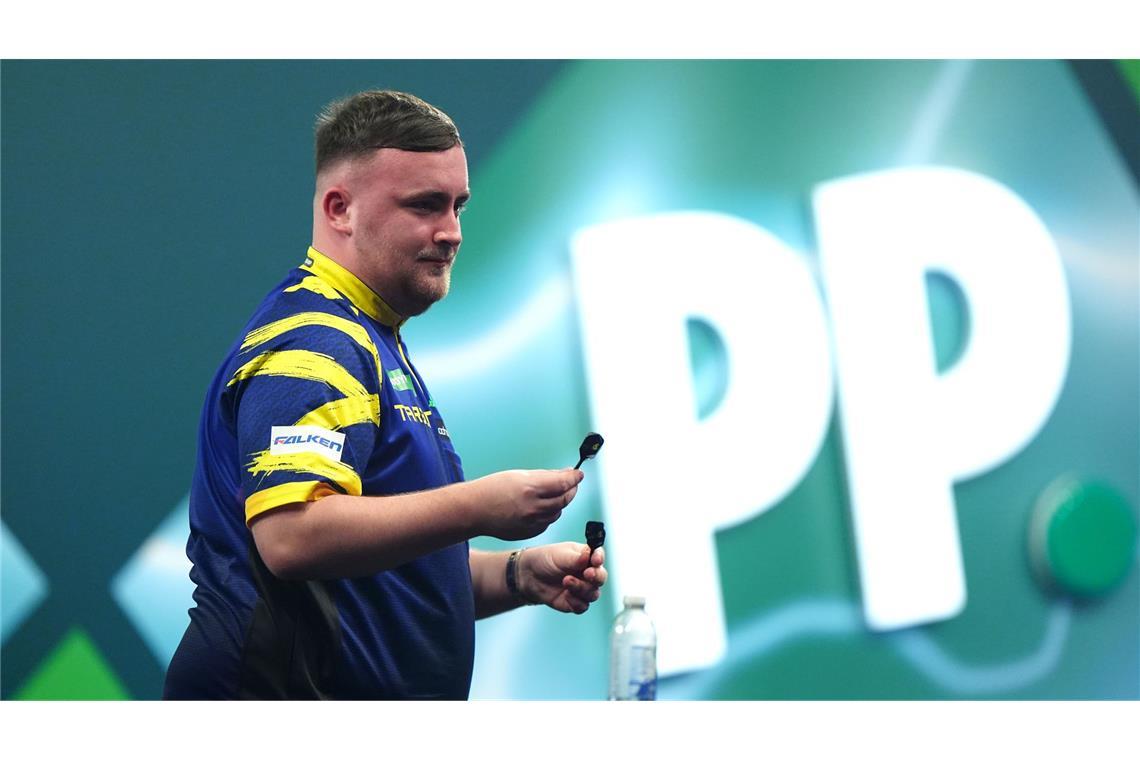 Der amtierende Darts-Weltmeister Luke Litter